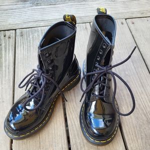 Black Patent Leather Doc Martens